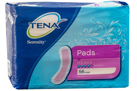 TENA Serenity Pads for Women, Heavy, Regular, 56 Count