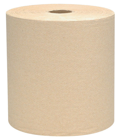 Scott 04142 Hard Roll Towel, 800' x 8", 1-1/2" Core Diameter, Brown CS/12 rolls