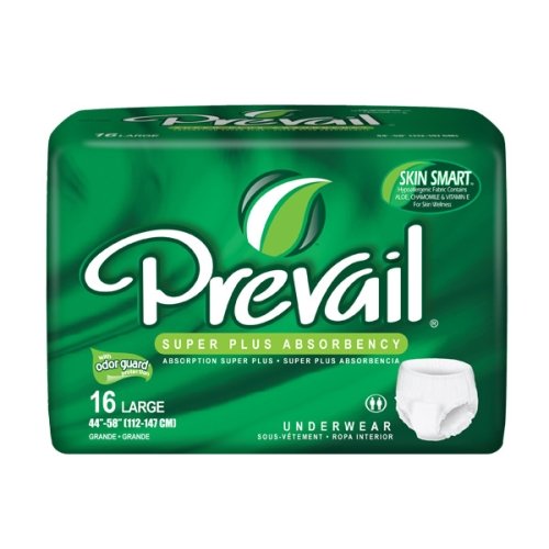 Prevail® Protective Underwear PVS-513 LARGE- Extra and Super Plus Absorbency