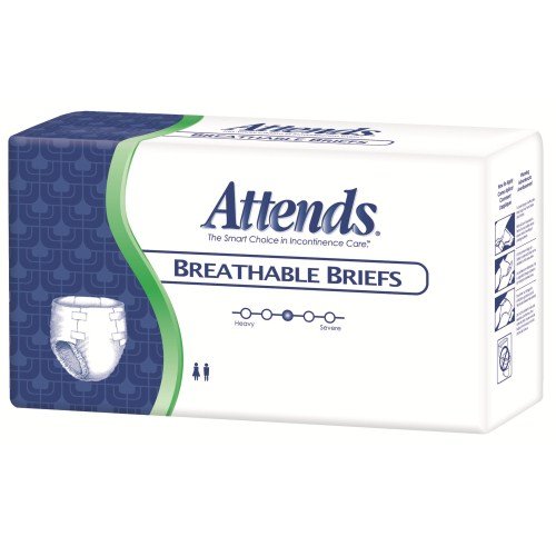 Attends Breathable Brief Case of 72/Large