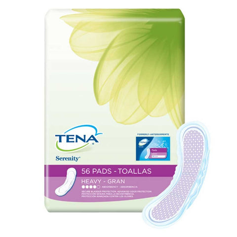 Tena Serenity Heavy Pads, Regular Length (Formerly Ultra), Case/168