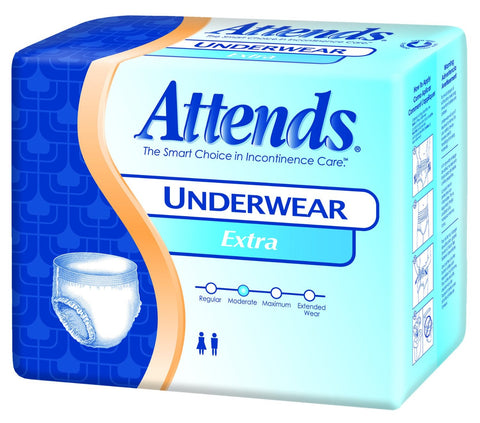 Attends Underwear Extra 4pk - XL - 14ct.