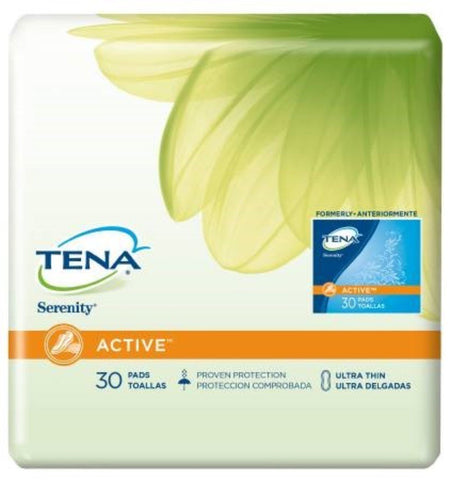 Tena-SERENITY DriActive Slender Pads - Ultra Thin, Full Case of 180 Pads (217-0348)