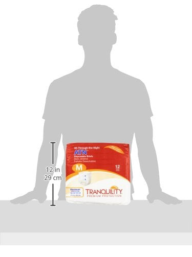 Tranquility ATN (All-through-the-Night) Fitted Briefs Size Medium Pk/12