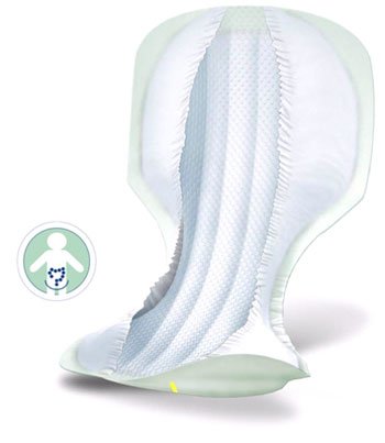 Abena 300200 Abri-San 27.5" Special Pad for Fecal and Urinary Inco, CS/112