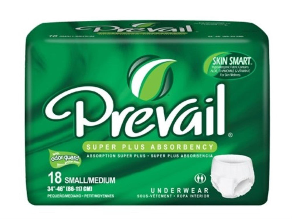 First Quality PVS-512 Prevail Super Plus Pull-Up, Heavy Abs, SM/MED 34-46, PK/18