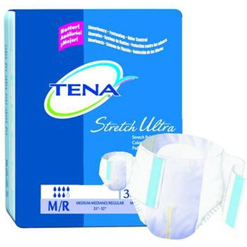Tena Ultra Stretch Brief 41 to 64" waist/hip/Case of 72