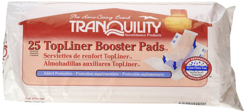 Tranquility TopLiner Booster Pad Medium Diaper Inserts 14" x 4" CS/100