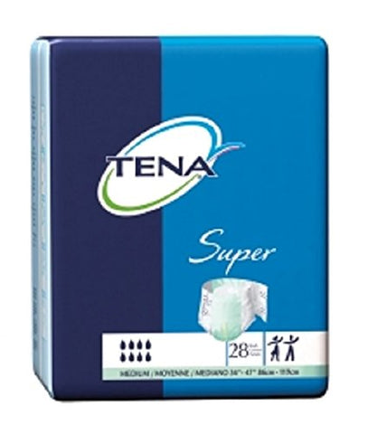 Tena Super Brief, Medium 34" to 47" Waist Size