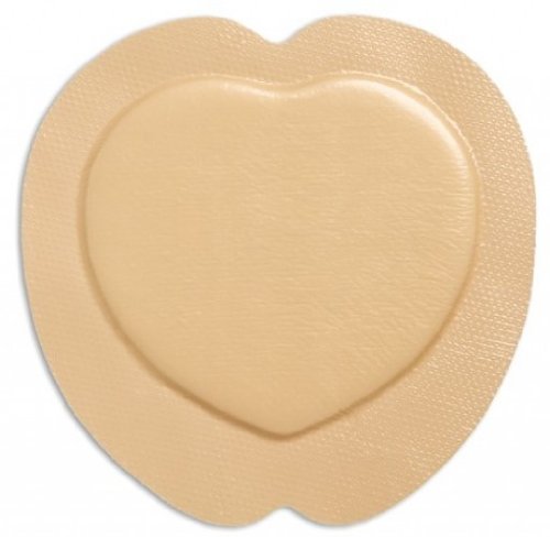Molnlycke 282000 Mepilex Border Sacrum Adhesive Foam Dressings 7.2x7.2, BX/5