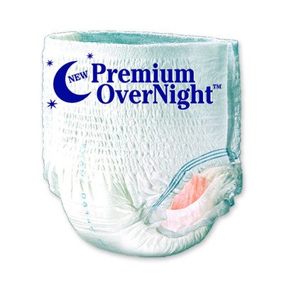 Premium Overnight Disposable Absorbent Underwear Quantity: Large - Pack of 16