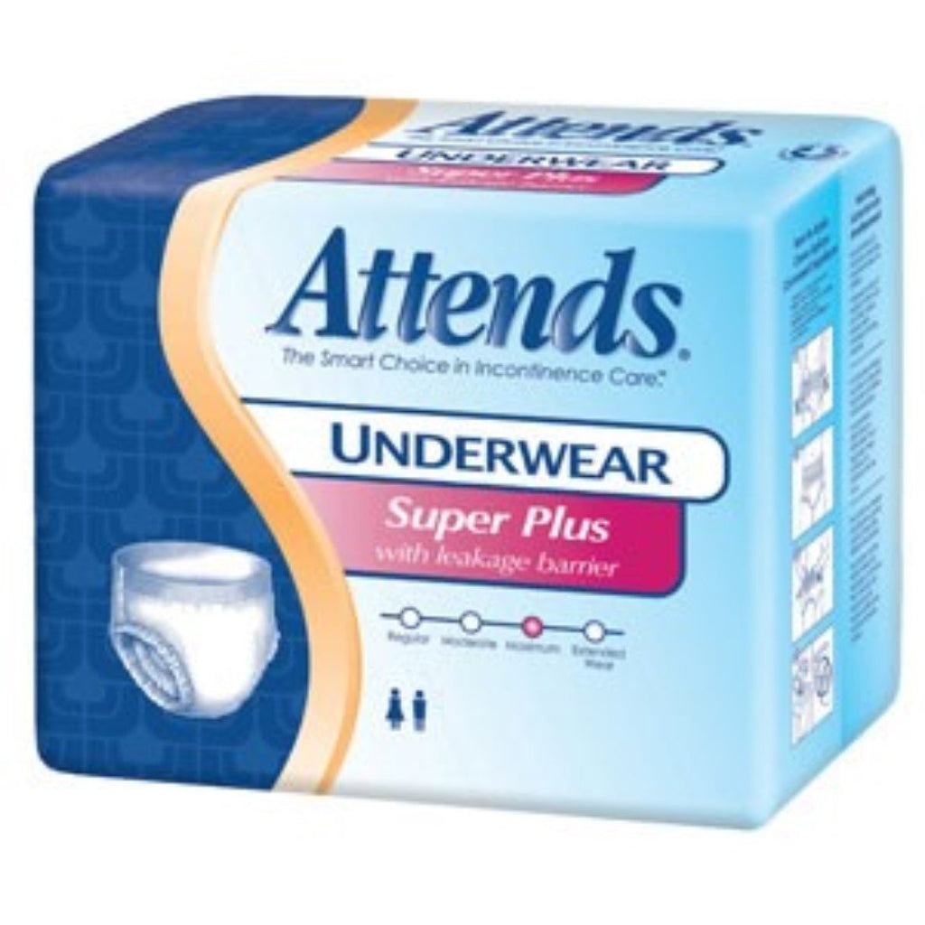 Attends Underwear Super Plus Absorbency with Leakage Barriers (Attends Underw...