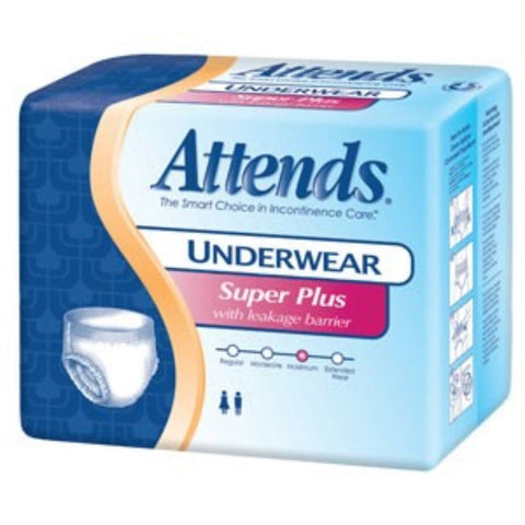 Attends Underwear Super Plus Absorbency with Leakage Barriers (Attends Underw...