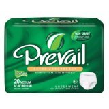 First Quality PV-512 Prevail Pull-Ons Extra Absorbency, Medium 34-46, PK/20