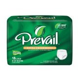 First Quality PV-513 Prevail Protective Underwear Extra Absorbency, Pack of 18