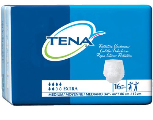 SCA TENA Extra Absorbency Protective Underwear 34 to 44 Inch Waist Medium