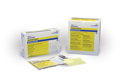 Xeroform Petrolatum Gauze Dressing 2" x 2" Patch BOX: 25