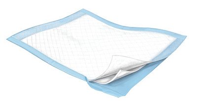 Dynarex #1347 Super-Absorbent Underpads, 30x30 in. 105 gram, 50 ct
