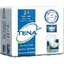 Tena Disposable Pads, Green Sold By Package 24/Each Q62718