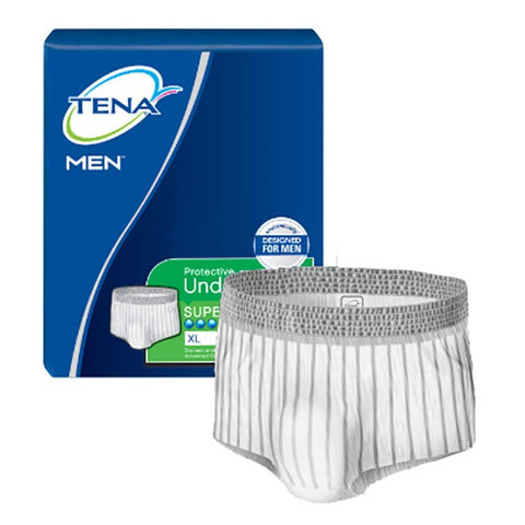 TENA Men Protective Underwear, Super Plus, XL 44"-64" Pack(age) 14