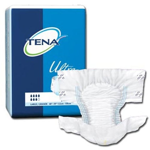 Tena Ultra Brief Purple/40 to 50"/Case of 80