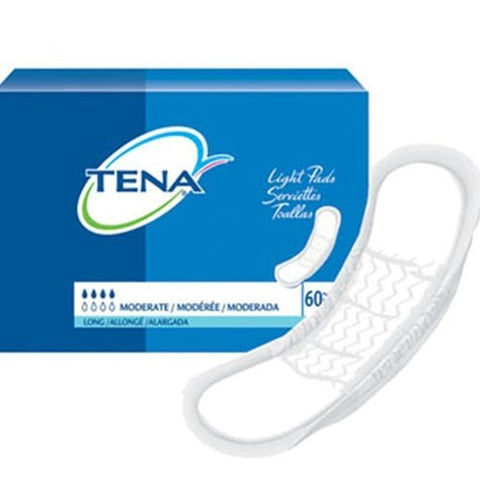 Tena 41409 Light Bladder Control Pads Abs Moderate/Long Length CS/180