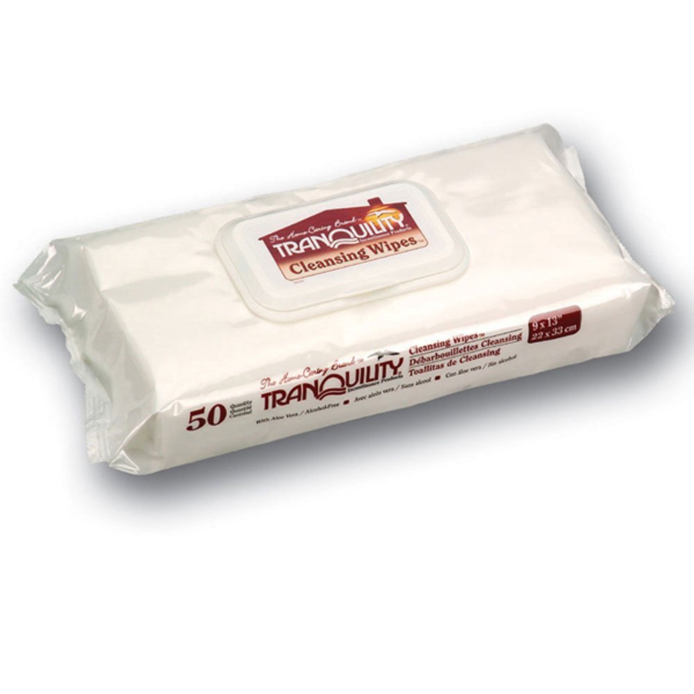 Tranquility Disposable Cleansing Wipes, Disp Moist Wipes 9X13, (1 CASE, 600 EACH)