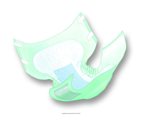 Wings XXL Adult Briefs, Wings Adl Brf Xxl, (1 CASE, 48 EACH)