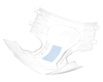 Adult Disposable Ultra Brief Diaper, Medium, Heavy Absorbency, Tab Closure, McKesson BRULMD - Case of 96