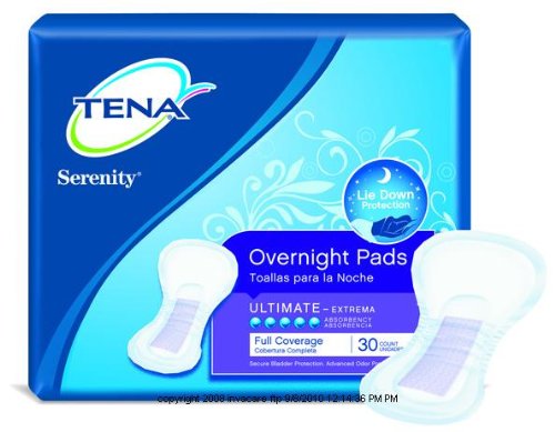 TENA Serenity Bladder Control Pads [SERENITY NIGHT PAD]