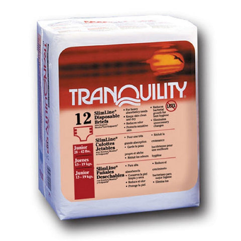 Tranquility Brief Slimline 28-42, Junior, 120 count