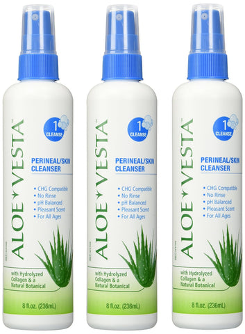 Aloe VestaÂ® Perineal/Skin Cleanser , 8 oz Bottle - Pack of 3