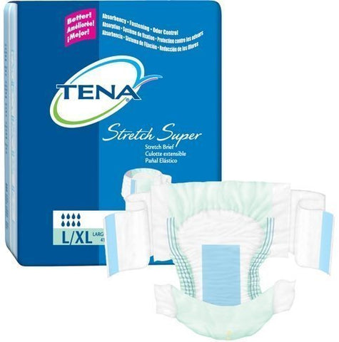 Tena 67903 Super Stretch Large/Extra Large Briefs 28/Pack