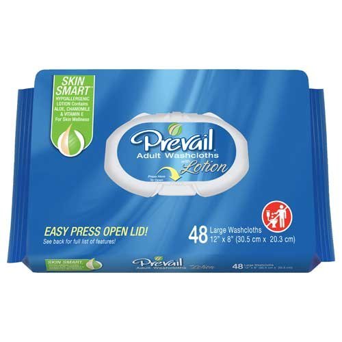 Prevail Adult Washcloths Soft Pack