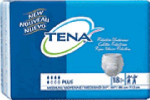 TENA® Protective Underwear, Plus Absorbency-Size Large Waist / Hip 45" - 58" - Case of 72 - 3 Kings Medical Supplies