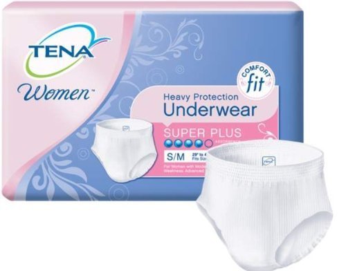 Special 4 packs of Tena Womens Protective Underwear Small/Medium - 18 per pack - SCA Personal Care 54800