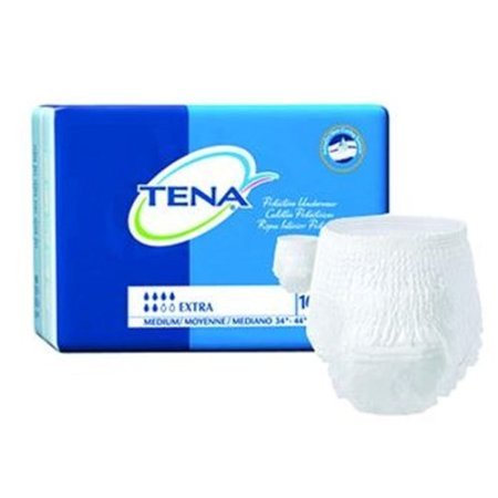 TENA Protective Underwear with Extra Absorbency - 55 - 66' over 185 lbs X- Large - Case of 48 - SCT72412_CS - 3 Kings Medical Supplies