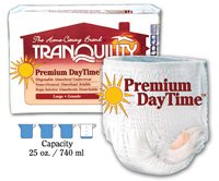 Tranquility Premium DayTime Adult Disposable Absorbent Underwear Large 44" - 54" [Bag of 16]