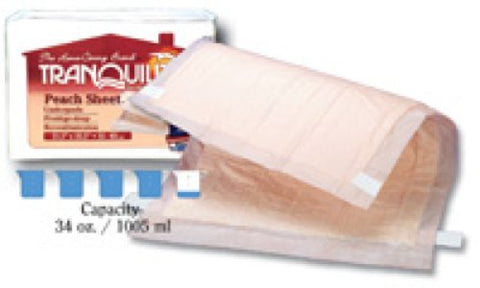 Principle Business Enterprises Tranquility Peach Sheet Underpad 21.5x32.5, PK/12