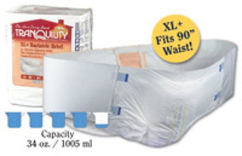 Principle Business Enterprises Tranquility Bariatric Disposable Brief Extra-L...