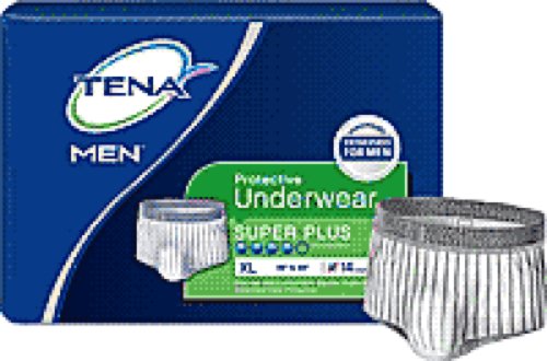 SCA Personal Care Inc TENA Absorbency Men Protective Underwear 44" to 64" Large, Sterile, Latex-free (Box of 14 Each)