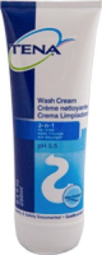 SCA Personal Care INC Tena Wash Cream 8-1/2 FlOz Tube, No-rinse, Mild Emulsion Designed (1 Tube) - 3 Kings Medical Supplies