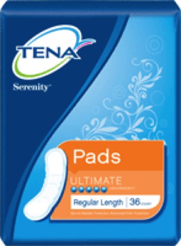 SCA Personal Care Tena Serenity Ultimate Absorbency Economy Pads 16" L, Regul...