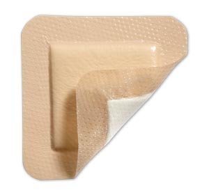 Border Foam Dressing Self-Adherent Absorbent 3" X 3" 5/Bx