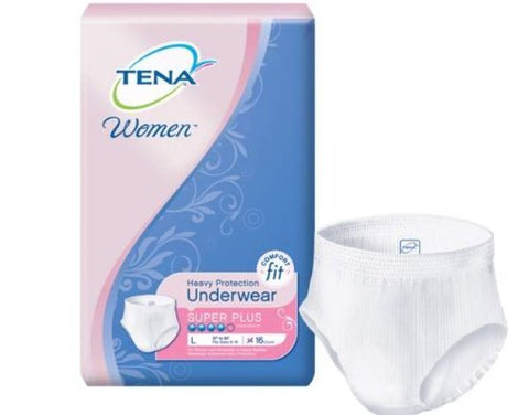 Tena Women Protective Underwear, Super Plus (2-Pack) (Small/Medium)