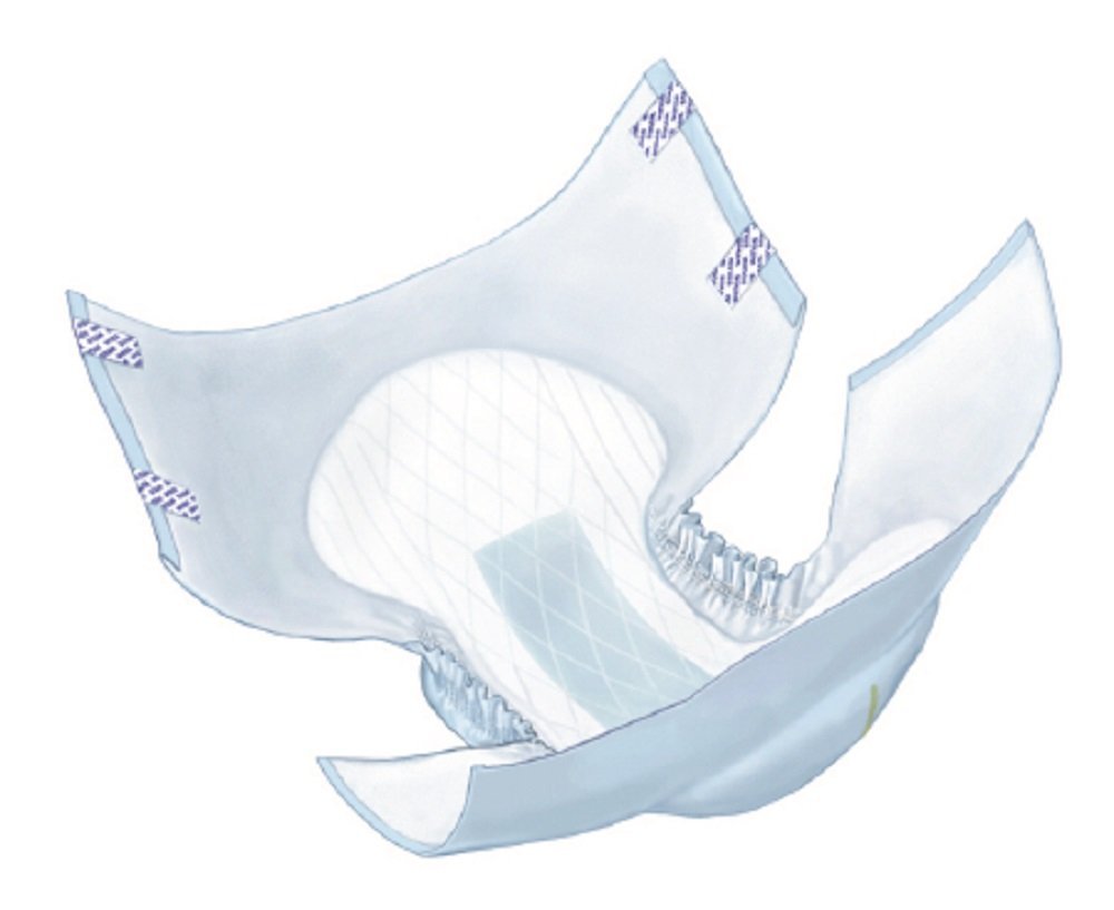 Covidien 60031 Wings Choice Plus Brief Tab Closure, Super Abs Small PK/12