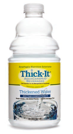 Thick It AquaCare H2O Nectar Thickened Water Beverage, 0.5 Gallon -- 4/CS.