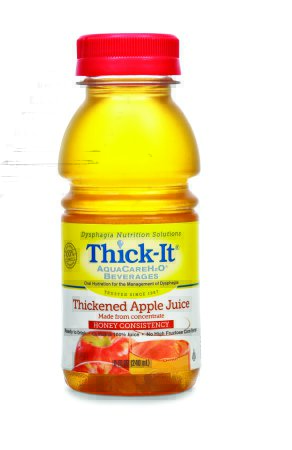 Thick-It AquaCare H2O: Pre-Thickened Apple Juice, Honey-thick liquid, (24/CS)