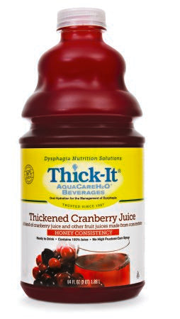 Thick It Aqua Care H20 Honey Cranberry Juice, 64 Fluid Ounce -- 4 per case.