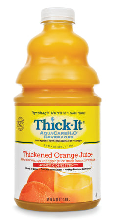 Thick It Thickened Beverage Orange Juice Honey Consistency, 64oz -- 4 per case.